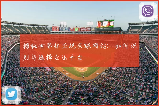 揭秘世界杯正规买球网站：如何识别与选择合法平台